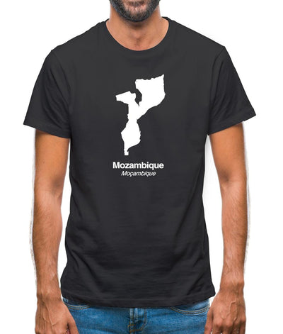 Mozambique Silhouette Mens T-Shirt