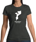 Mozambique Silhouette Womens T-Shirt