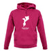 Mozambique Silhouette unisex hoodie