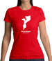 Mozambique Silhouette Womens T-Shirt