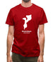 Mozambique Silhouette Mens T-Shirt