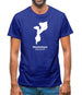 Mozambique Silhouette Mens T-Shirt