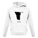 Namibia Silhouette unisex hoodie