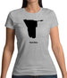 Namibia Silhouette Womens T-Shirt