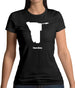 Namibia Silhouette Womens T-Shirt