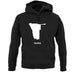 Namibia Silhouette unisex hoodie