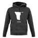 Namibia Silhouette unisex hoodie