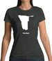 Namibia Silhouette Womens T-Shirt