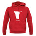 Namibia Silhouette unisex hoodie