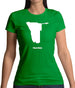 Namibia Silhouette Womens T-Shirt
