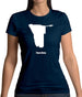 Namibia Silhouette Womens T-Shirt