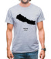 Nepal Silhouette Mens T-Shirt