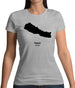 Nepal Silhouette Womens T-Shirt