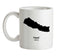 Nepal Silhouette Ceramic Mug