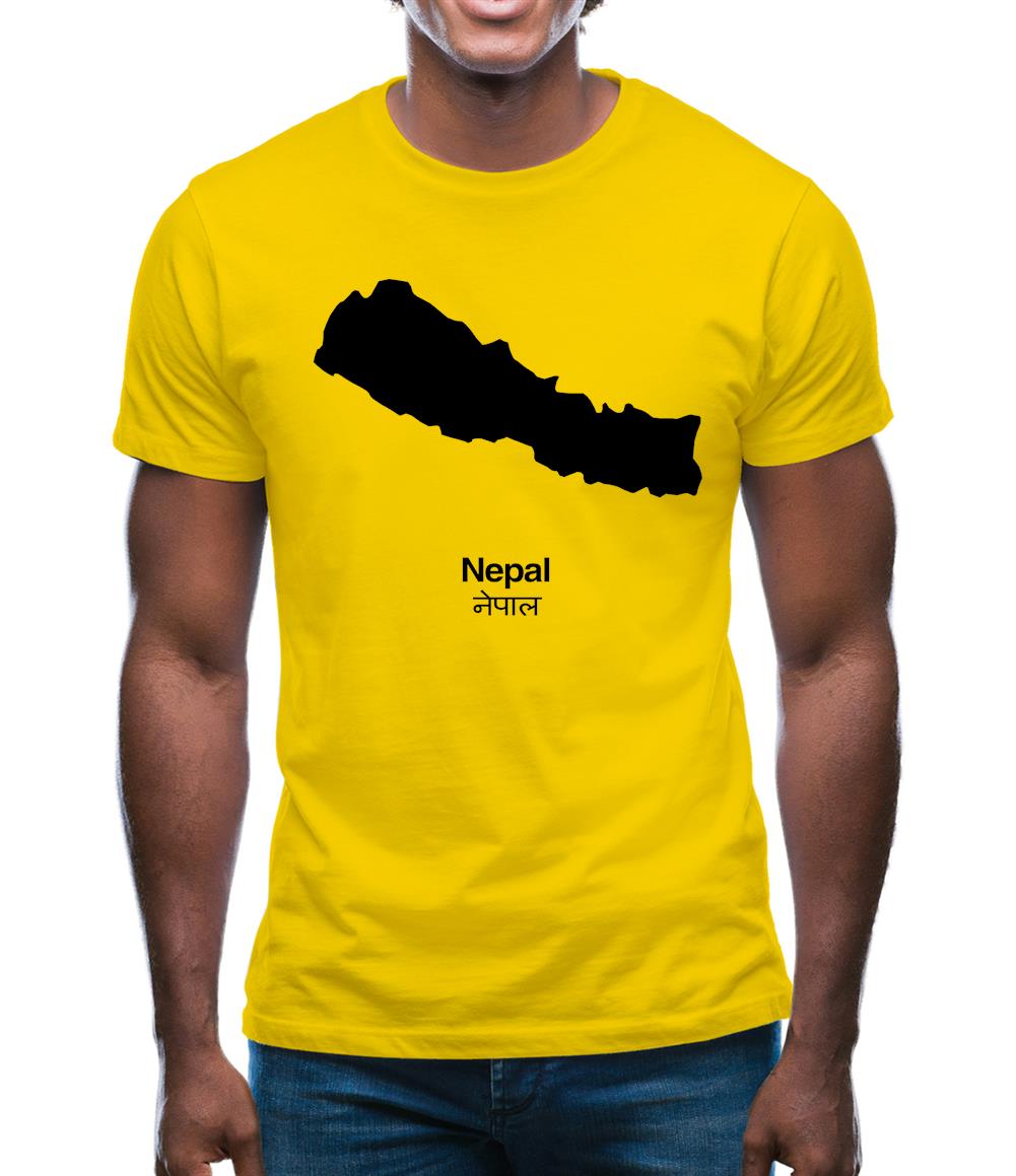 Nepal Silhouette Mens T-Shirt