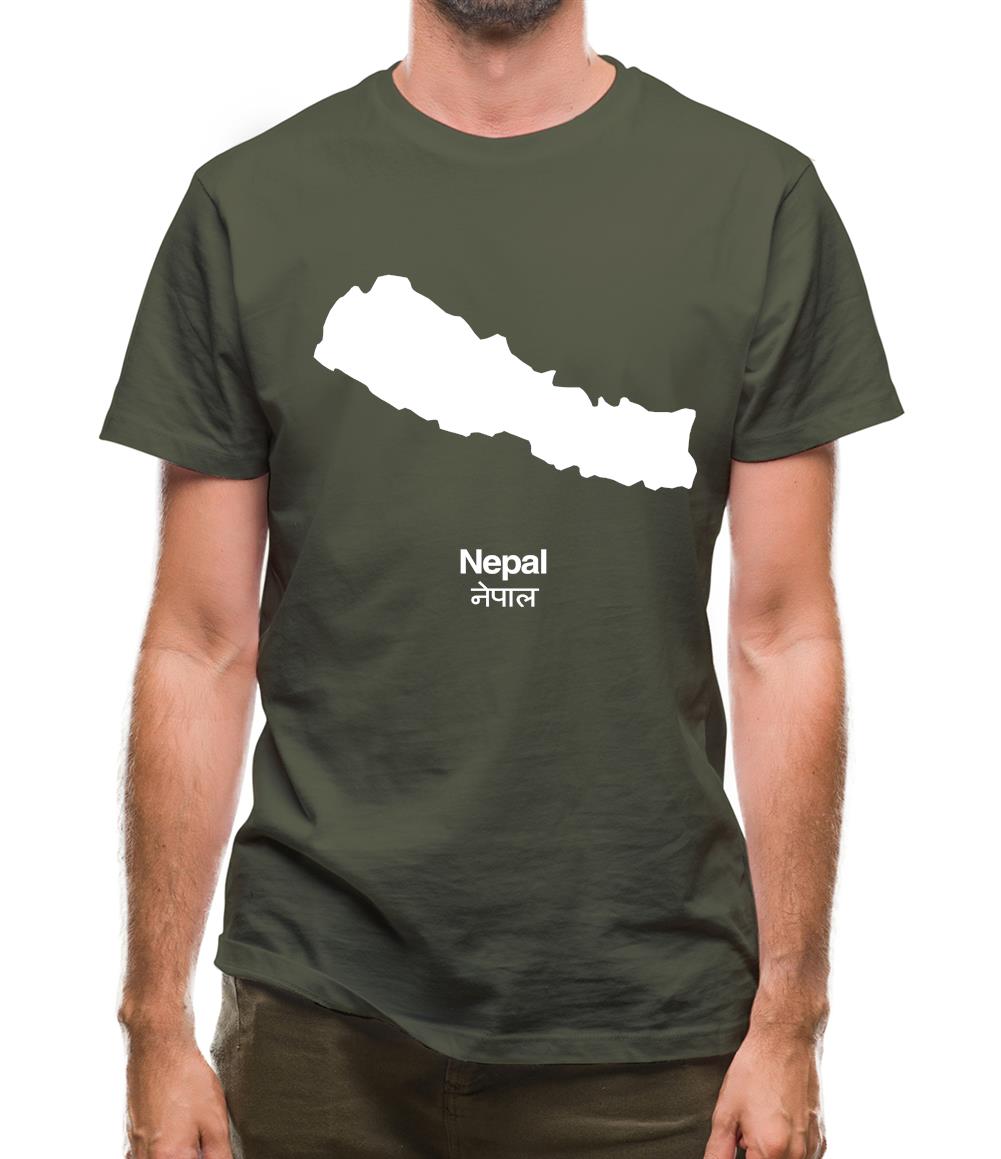 Nepal Silhouette Mens T-Shirt