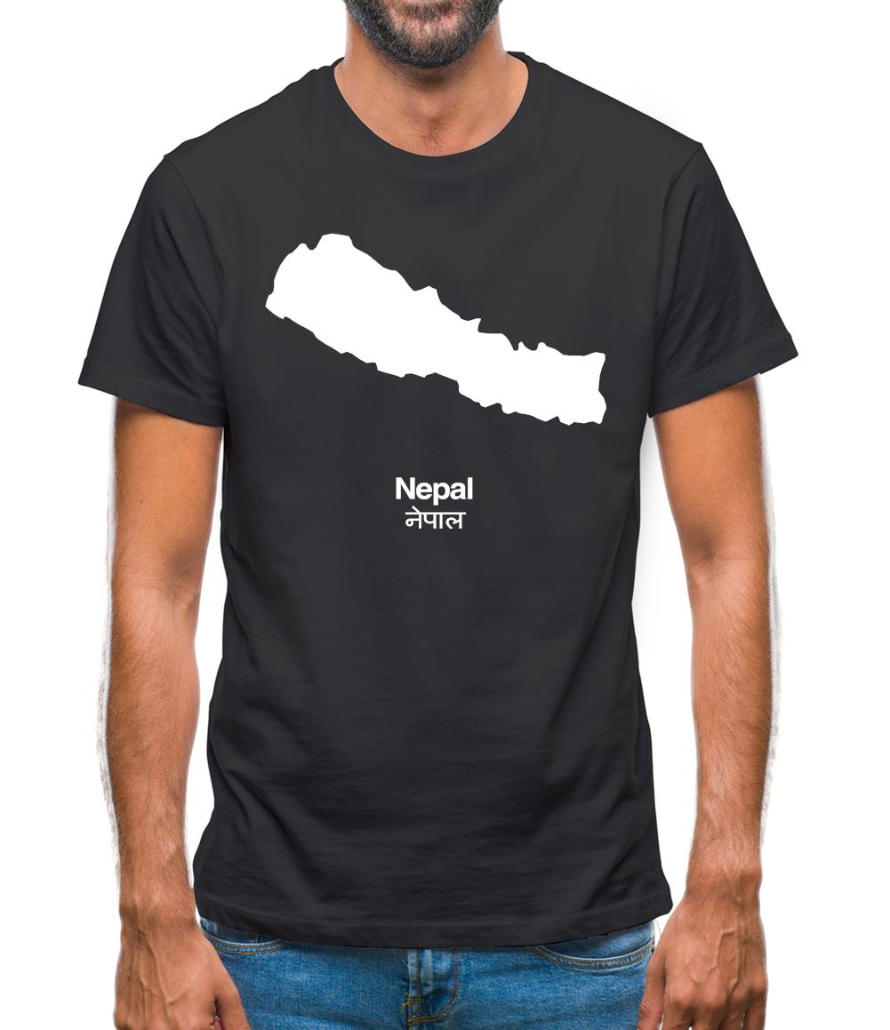 Nepal Silhouette Mens T-Shirt