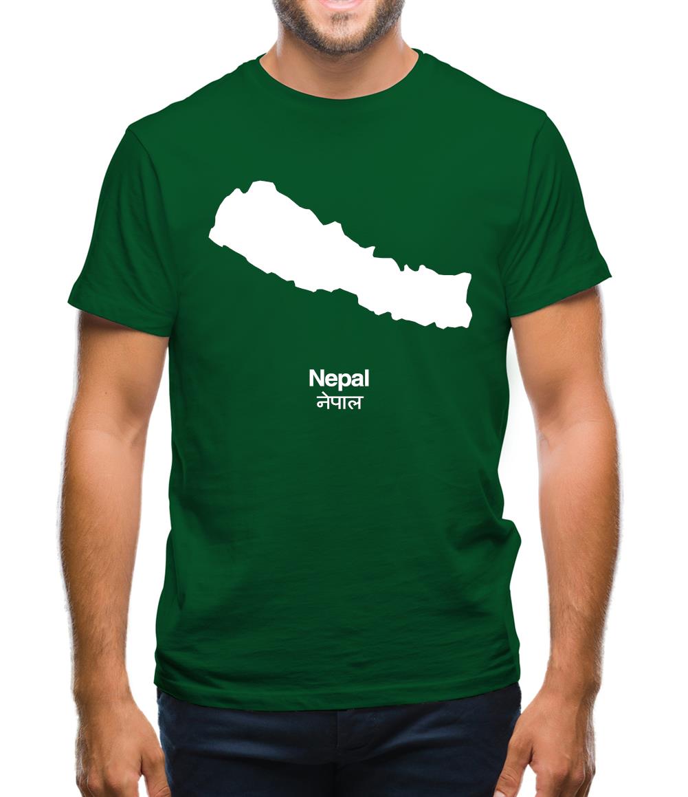 Nepal Silhouette Mens T-Shirt