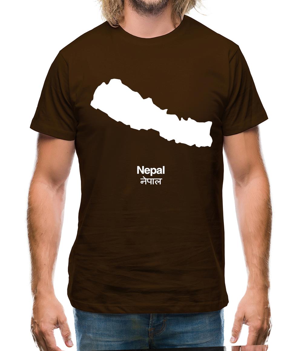 Nepal Silhouette Mens T-Shirt
