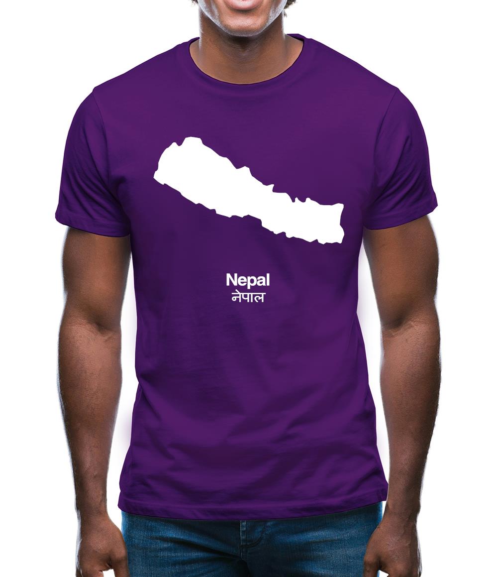 Nepal Silhouette Mens T-Shirt