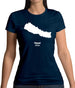 Nepal Silhouette Womens T-Shirt