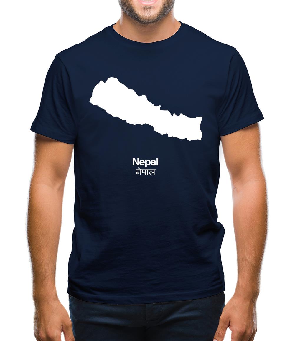 Nepal Silhouette Mens T-Shirt