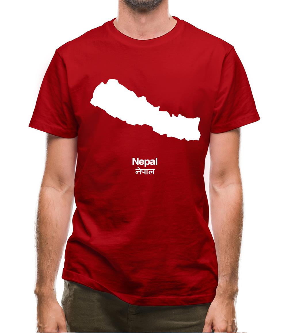 Nepal Silhouette Mens T-Shirt