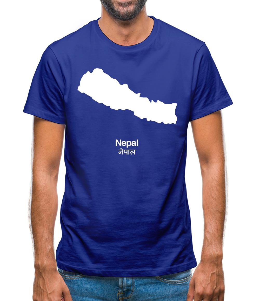 Nepal Silhouette Mens T-Shirt