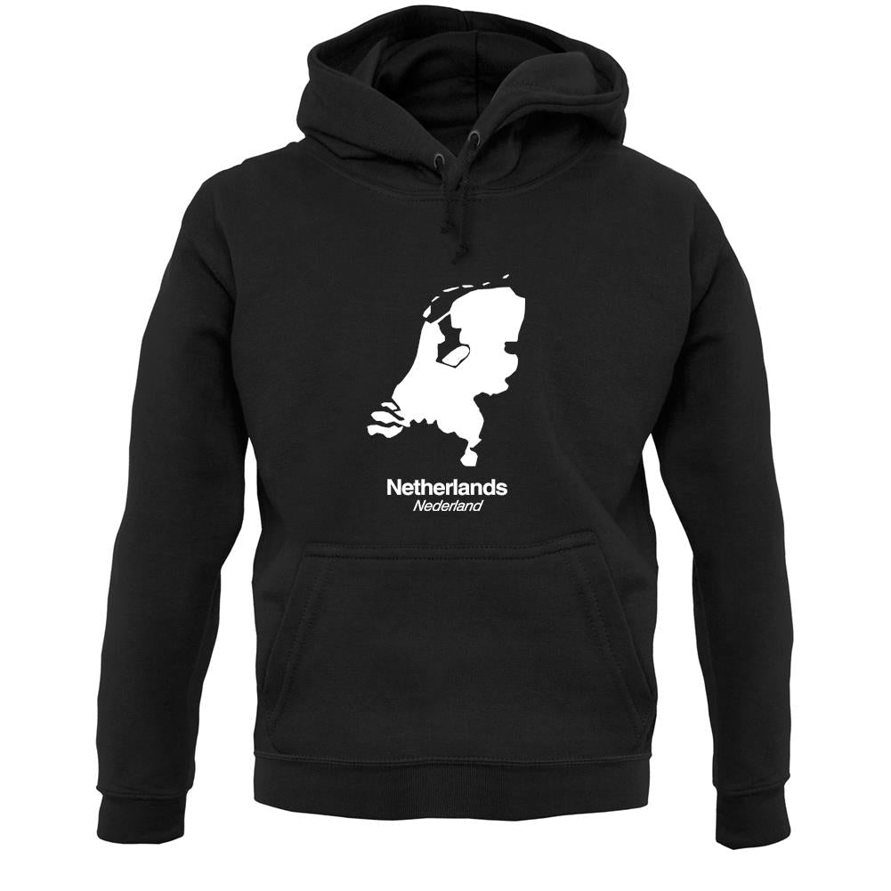 Netherlands Silhouette Unisex Hoodie