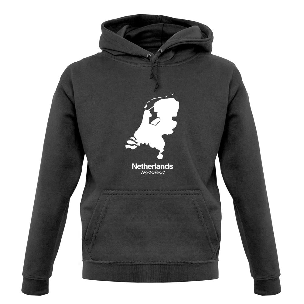 Netherlands Silhouette unisex hoodie
