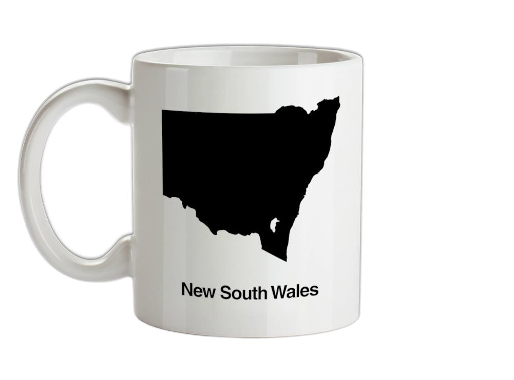 New South Wales Silhouette Ceramic Mug