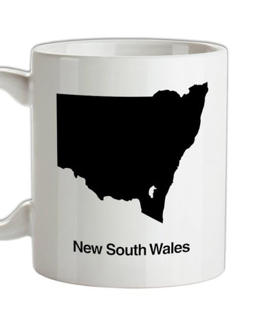 New South Wales Silhouette Ceramic Mug