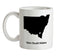 New South Wales Silhouette Ceramic Mug