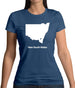 New South Wales Silhouette Womens T-Shirt