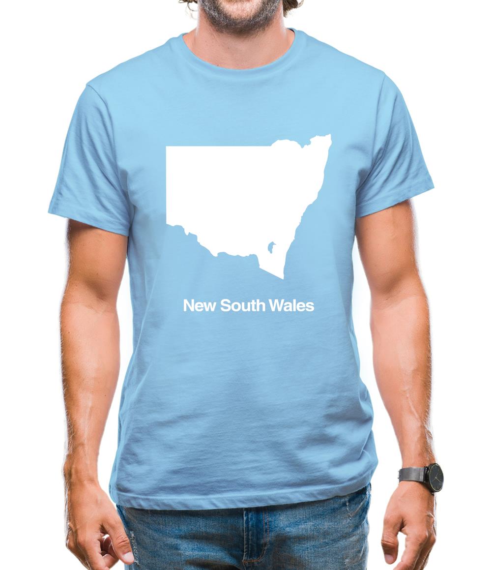 New South Wales Silhouette Mens T-Shirt