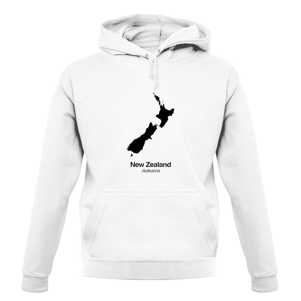 New Zealand Silhouette unisex hoodie
