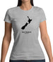 New Zealand Silhouette Womens T-Shirt