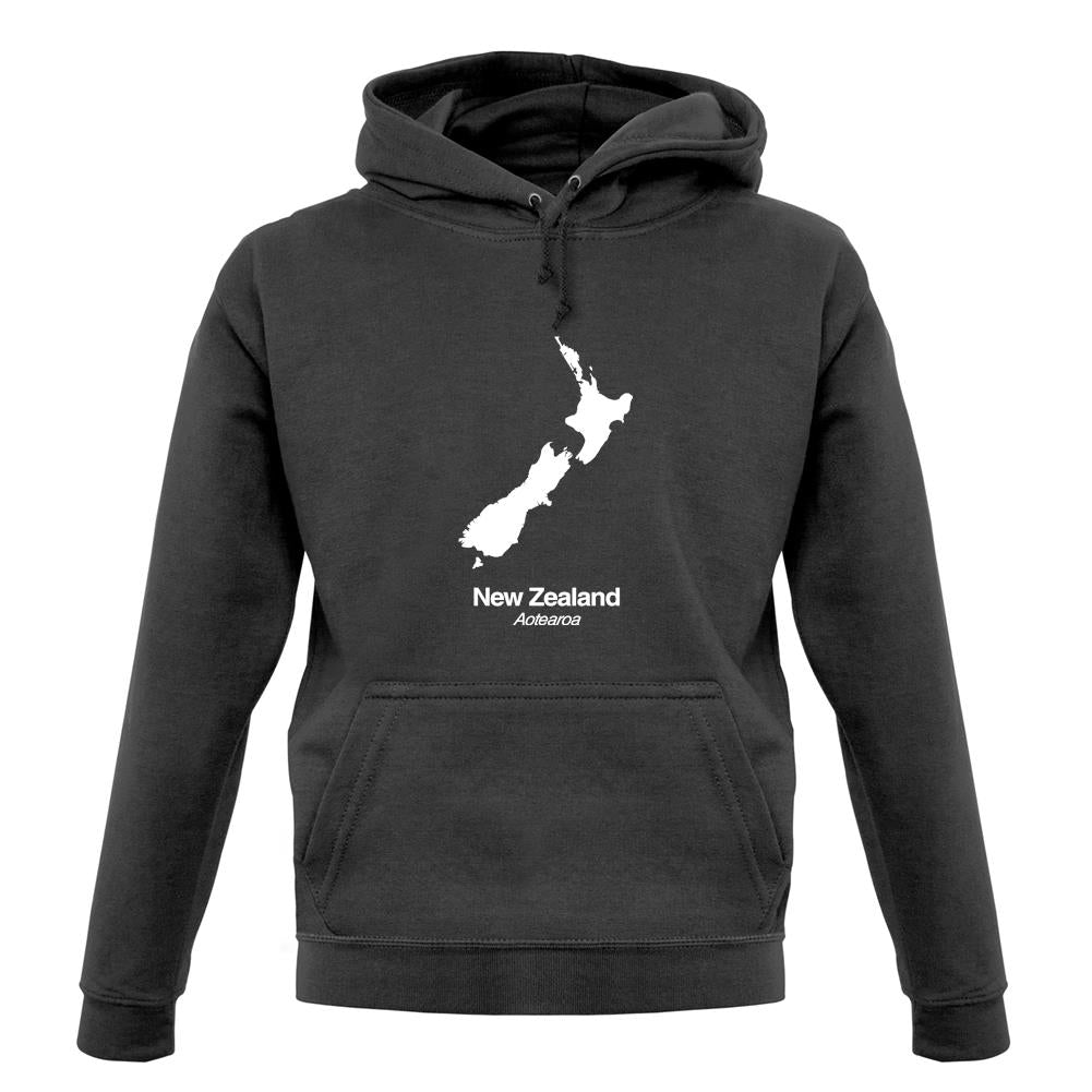 New Zealand Silhouette unisex hoodie