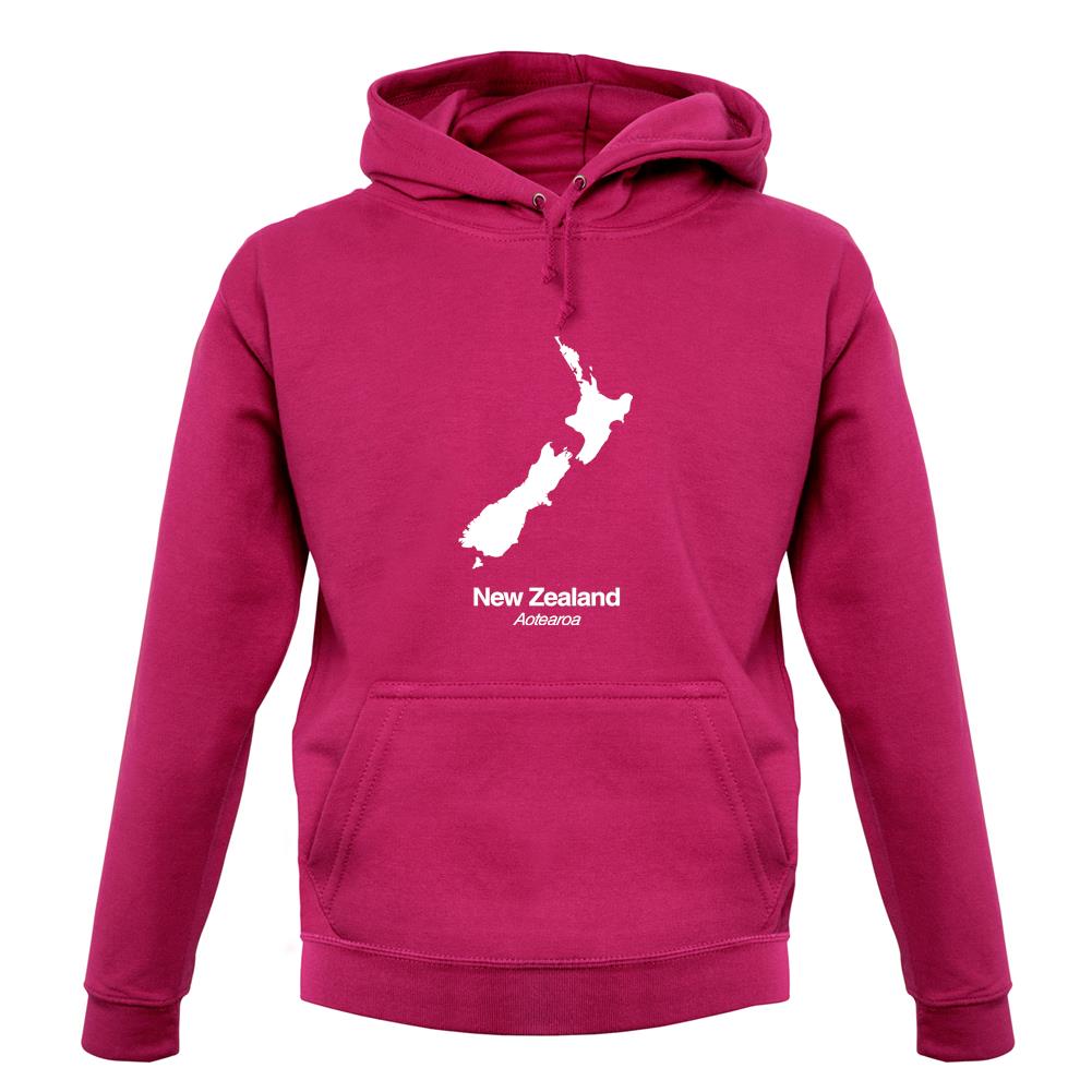 New Zealand Silhouette unisex hoodie