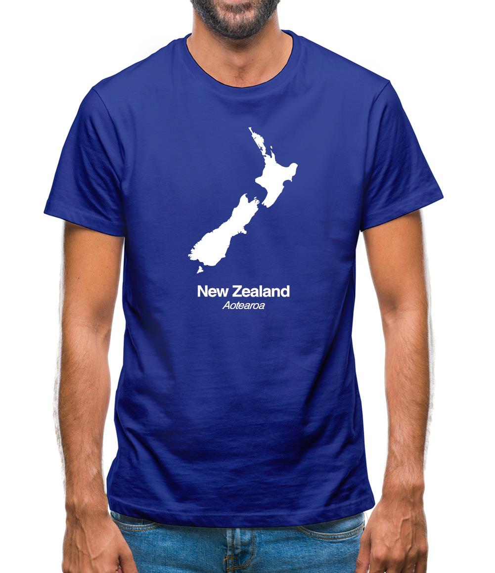 New Zealand Silhouette Mens T-Shirt