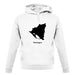 Nicaragua Silhouette unisex hoodie
