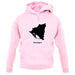 Nicaragua Silhouette unisex hoodie