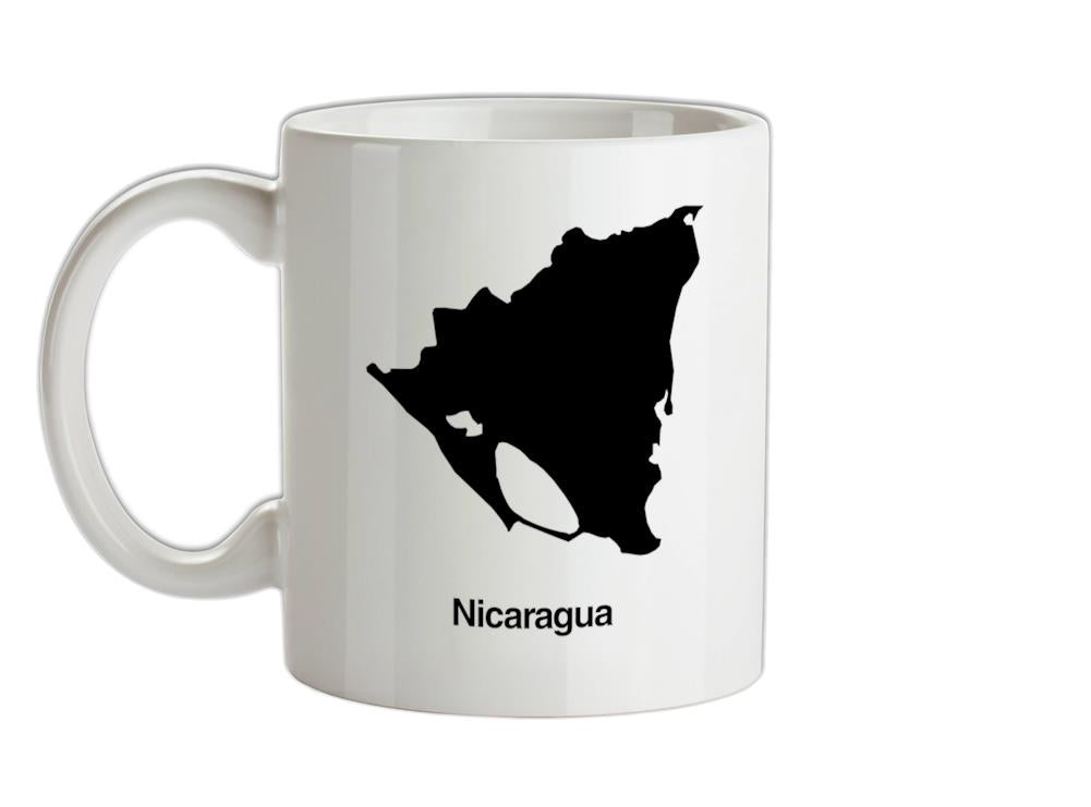 Nicaragua Silhouette Ceramic Mug