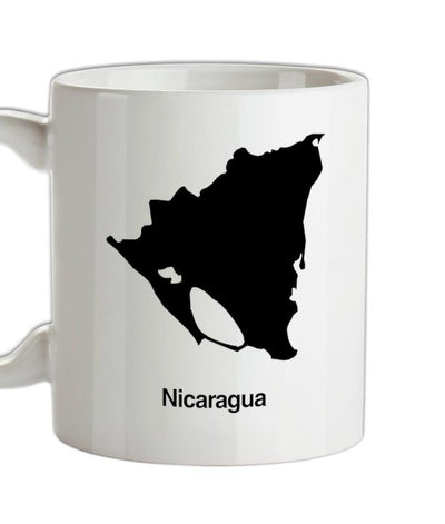 Nicaragua Silhouette Ceramic Mug
