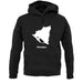 Nicaragua Silhouette unisex hoodie