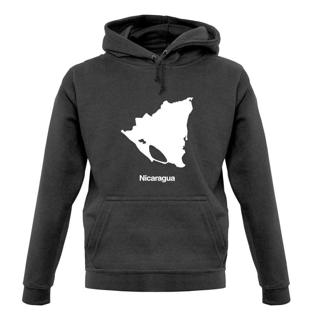 Nicaragua Silhouette unisex hoodie