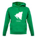 Nicaragua Silhouette unisex hoodie