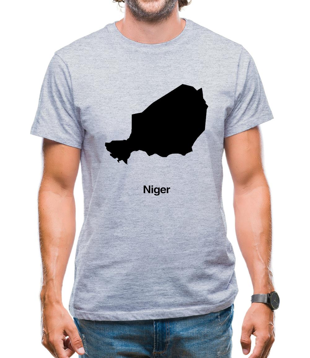 Niger Silhouette Mens T-Shirt