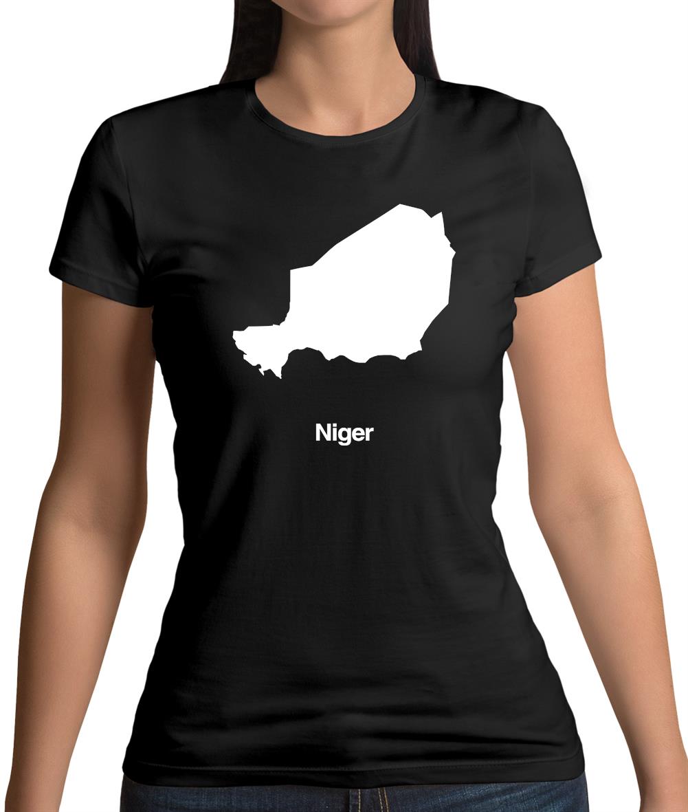Niger Silhouette Womens T-Shirt