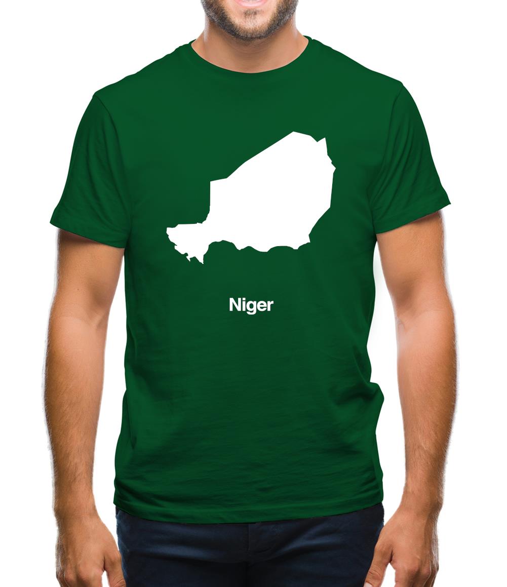Niger Silhouette Mens T-Shirt